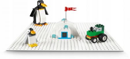 LEGO - Classic 11010 Bílá podložka na stavění