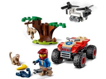 LEGO - City 60300 Záchranářská čtyřkolka v divočině