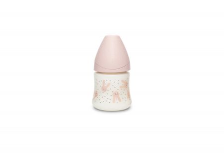 SUAVINEX | Premium láhev 150 ml S HYGGE králík - růžová