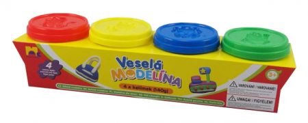 KIDS TOYS - Modelína 4X 140G Různé Barvy