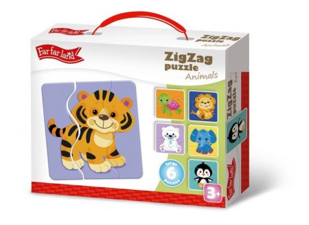 KIDS DO - ZigZag puzzle - zvířata, Mix produktů