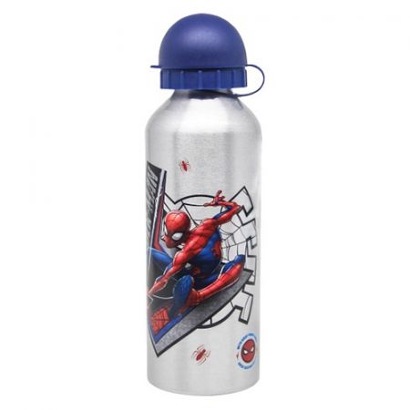 JUNIOR-ST - Láhev hliníková Alu Flow 500 ml, Spider-Man