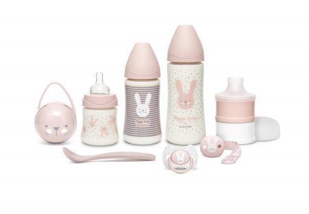SUAVINEX | Premium novorozenecký set HYGGE - růžová