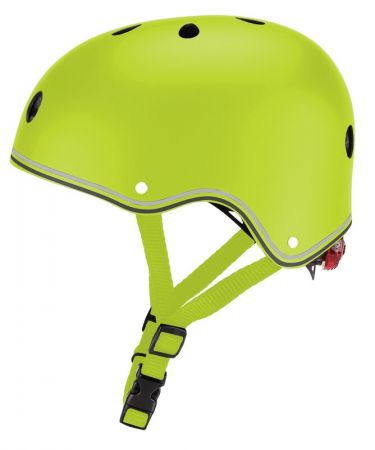 GLOBBER - Dětská helma Primo Lights Lime Green XS / S