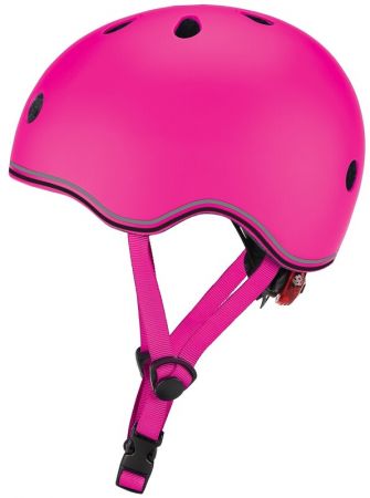 GLOBBER - Dětská helma Go Up Lights Neon Pink XXS / XS