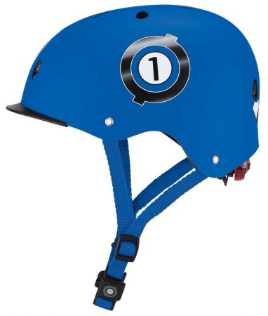 GLOBBER - Dětská helma Elite Lights Navy Blue - Racing XS / S