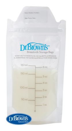 DR.BROWNS - Kapsy na uskladnění mateřského mléka 180ml 25ks (S4005)