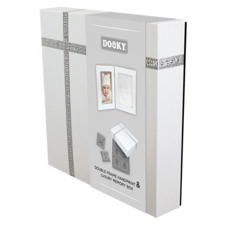 DOOKY - Double Frame Handprint & Luxury Memory Box