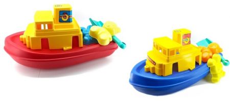 DOHÁNY TOYS - Dětská loď s formičkami 45cm, Mix Produktů