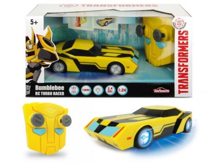 DICKIE - RC Transformers Turbo Racer Bumblebee 1:24, 18cm, 2kan