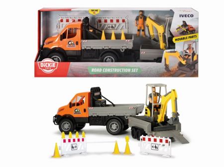 DICKIE - Iveco Set Silniční Stavby 41 Cm