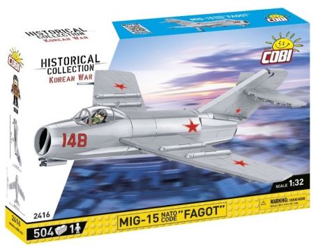 COBI - Korean War MIG-15 FAGOT, 1:32, 504 k, 1 f