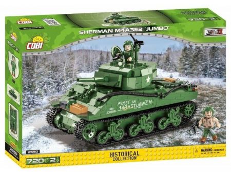 COBI - II WW Sherman M4A3E2 Jumbo, 720 k, 2 f