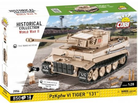 COBI - II WW PzKpfw VI Tiger 131, 1:28, 850 k, 1 f