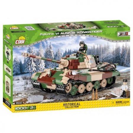 COBI - II WW Panzer VI Tiger Ausf. B Königstiger, 1000 k, 2 f