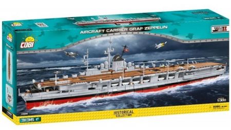 COBI - II WW Letadlová loď Graf Zeppelin, 1: 300, 3136 k