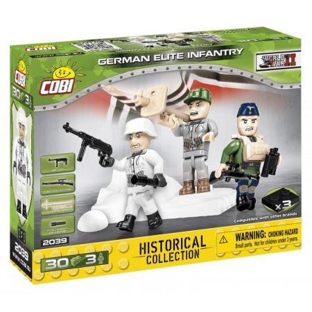 COBI - 3 figurky s doplňky German Elite Infantry, 30 k