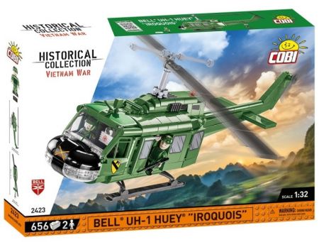 COBI - 2423 Vietnam War Bell UH-1 HUEY IROQUOIS, 1:32, 655 k, 2 f