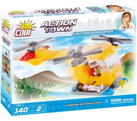 COBI - 1767 Action Town Lehká záchranná helikoptéra