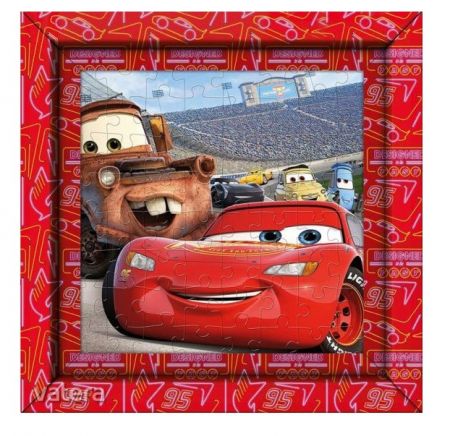 CLEMENTONI - Puzzle s rámem 60ks Cars