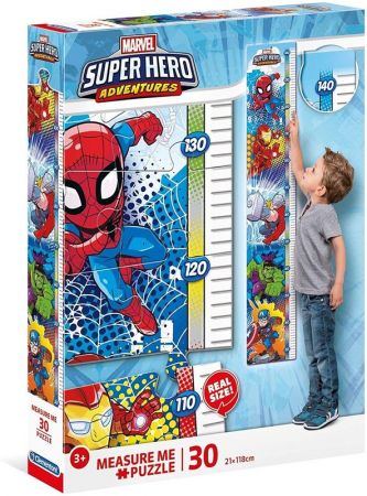 CLEMENTONI - Puzzle Meter 30 Super Hero Adventures