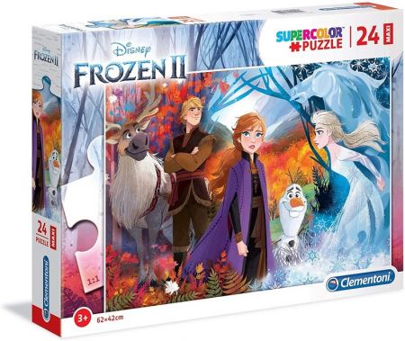 CLEMENTONI - Puzzle 24 Maxi Frozen2