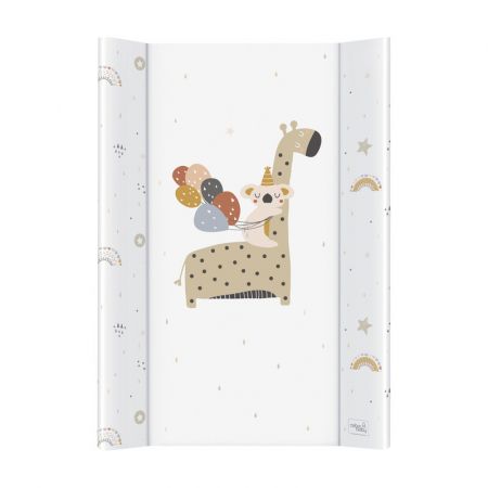 CEBA - Podložka přebalovací 2-hranná s pevnou deskou (50x80) Comfort Giraffe