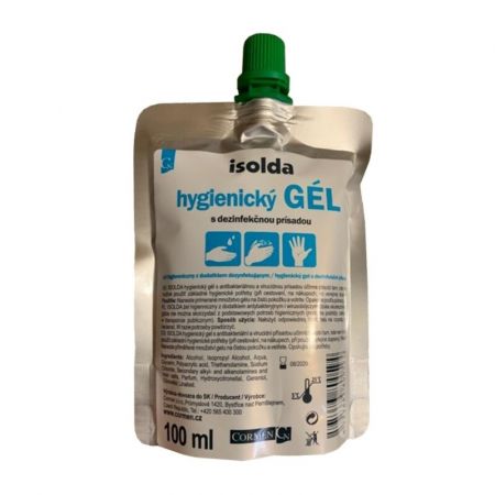 CARERO - Dezinfekční gel Isolda 100 ml s virucidní a antimikrobiální přísadou