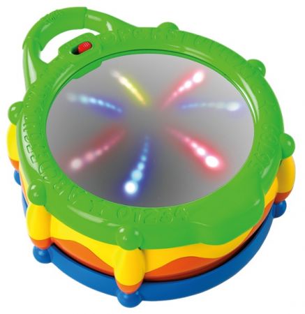 BRIGHT STARTS - Hračka Buben hudební a svítící Light & Giggle Drum ™ 6-36 m