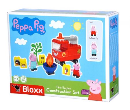 BIG - Playbig Bloxx Peppa Pig Hasičské Auto S Příslušenstvím