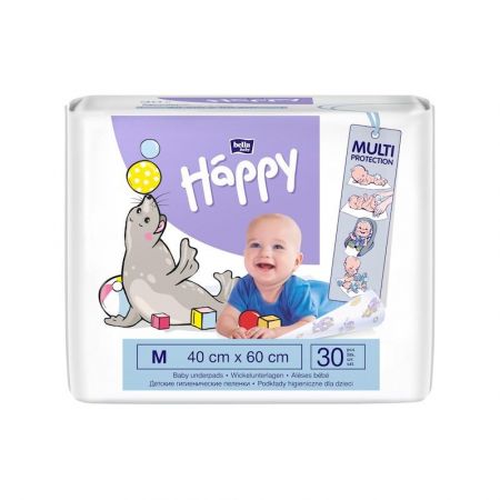 BELLAHAPPY - Dětské hygienické podložky 40x60 cm 30 ks
