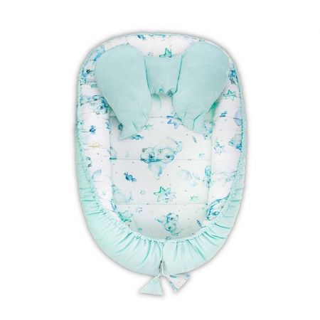 BELISIMA - Hnízdečko pro miminko Velvet Sleeping bears