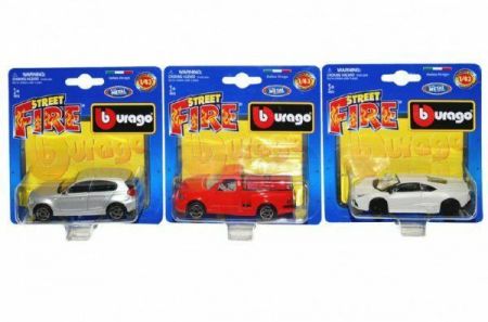 BBURAGO - Bburago ASST 1:43 Auta Street Fire Blistr (48ks)
