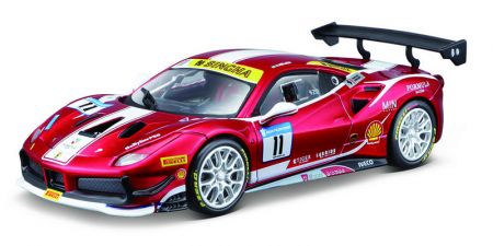 BBURAGO - Bburago 1:24 Ferrari Racing 488 Challenge 2017