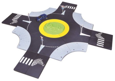 BBURAGO - 1:43 Streetfire Roundabout, incl. 1 toy car