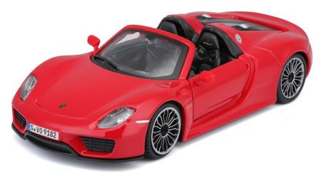 BBURAGO - 1:24 Plus Porsche 918 Spyder Red