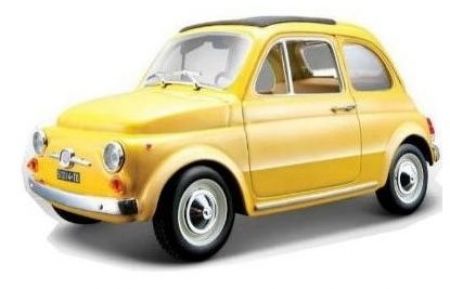 BBURAGO - 1:24 Fiat 500 F 1965 Yellow