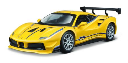 BBURAGO - 1:24 Ferrari Racing 488 Challenge Yelow