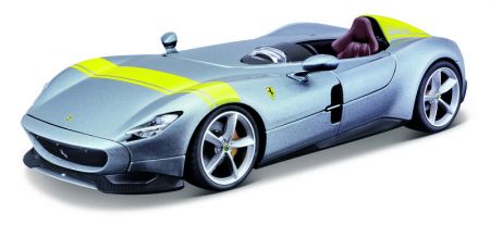 BBURAGO - 1:24 Ferrari Monza SP1 Silver Blue