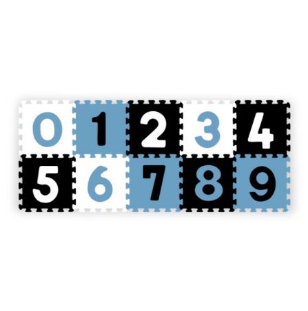 BABYONO - Pěnové puzzle číslice 10 ks, 6 m+