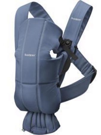 BABYBJORN - Nosítko Mini, Vintage Indigo Cotton