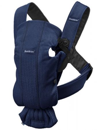 BABYBJORN - Nosítko Mini, Navy Blue 3D Mesh