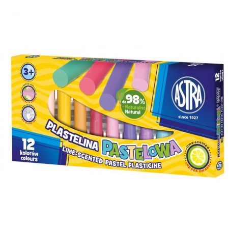 ASTRA - ASTRA pastelová plastelína s vůní 12 barev