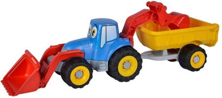 ANDRONI GIOCATTOLI - Traktor do písku s vlečkou 53cm