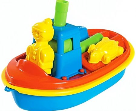 ANDRONI GIOCATTOLI - Dětská loď s formičkami 30cm - modrá