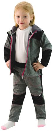 ESITO Dětská softshellová bunda vel. 86 - 92 - 92 / růžová Barva: Růžová, Velikost: 92 ESBUNSFTRUZ092