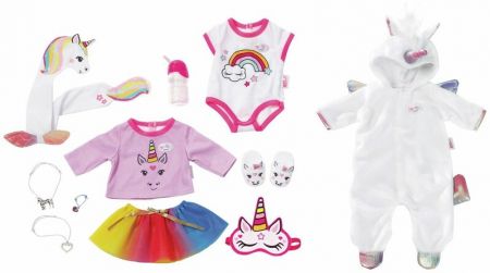 ZAPF CREATION - BABY Born Set oblečení a doplňků Unicorn 43 cm