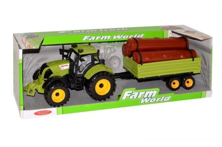 WIKY - Traktor s vlečkou 45cm, Mix produktů