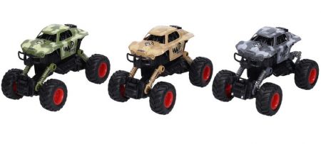 WIKY - Terénní auto na zpětné natažení 15cm, Mix Produktů