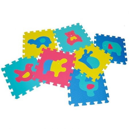 WIKY - Měkké puzzle zvířátka 30cm